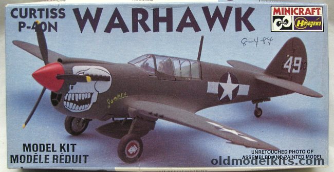 Hasegawa 1/72 P-40N Warhawk - USAAF 80th Fighter Group 'Burma Banshees', 1115 plastic model kit